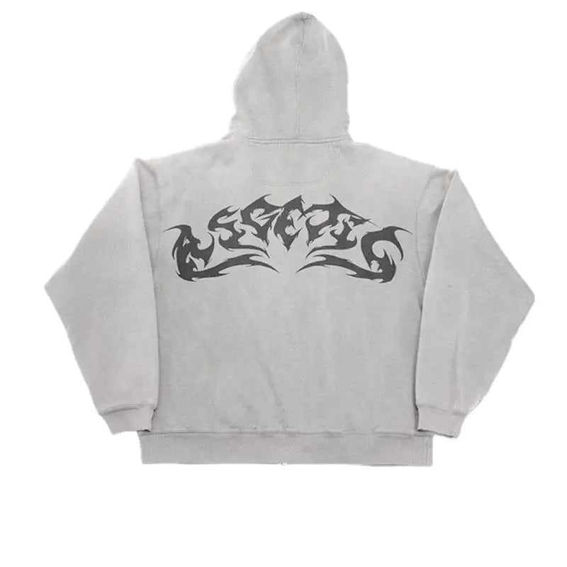 Ascetic Zip Up Hoodies