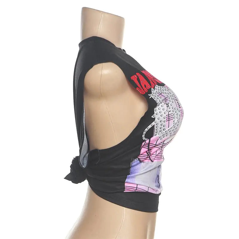 Janes Addiction Graphic Cropped Tank