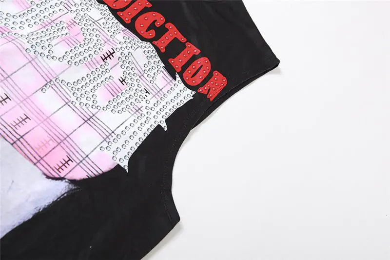 Janes Addiction Graphic Cropped Tank